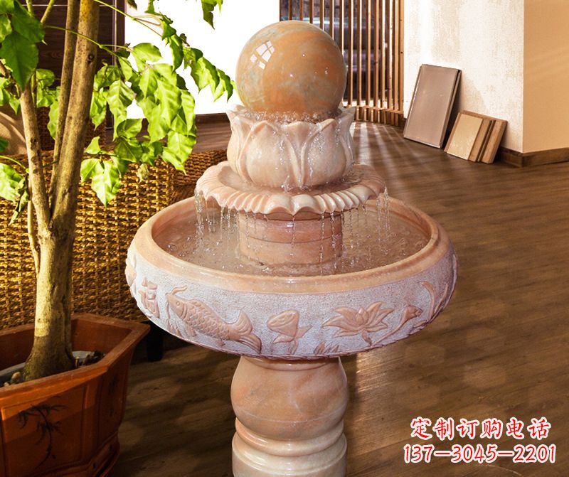 武汉风水球石雕图片