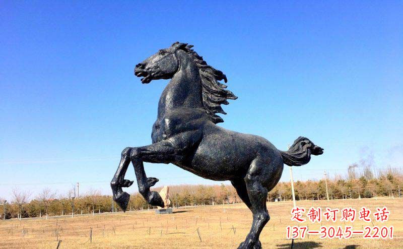 武汉精美铜雕奔马动物雕塑