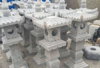 武汉仿古石灯园林景观石雕