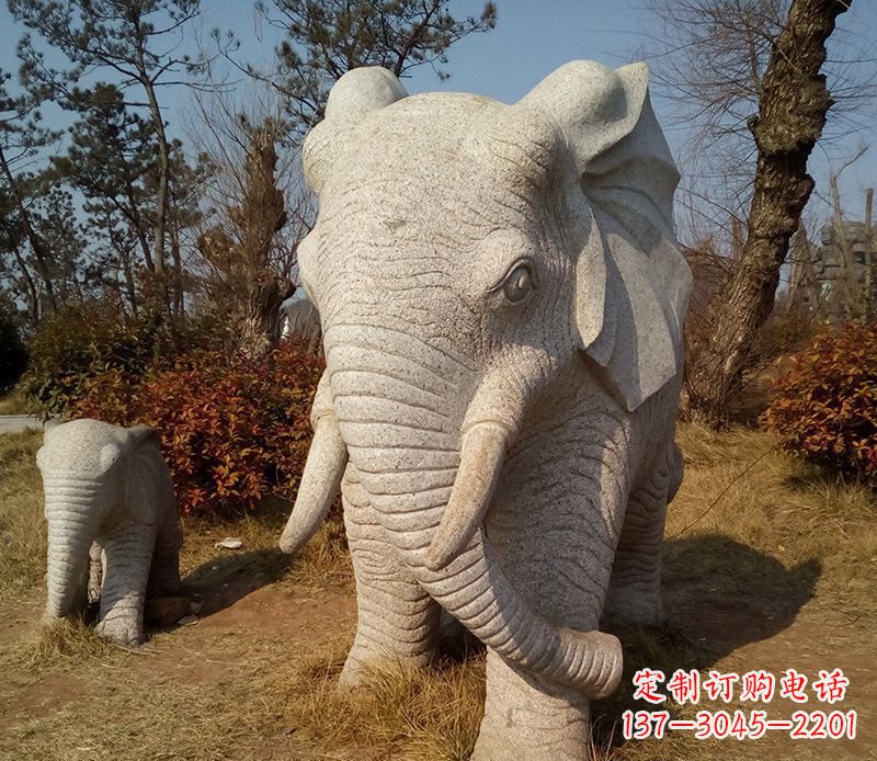 武汉精美大象雕塑