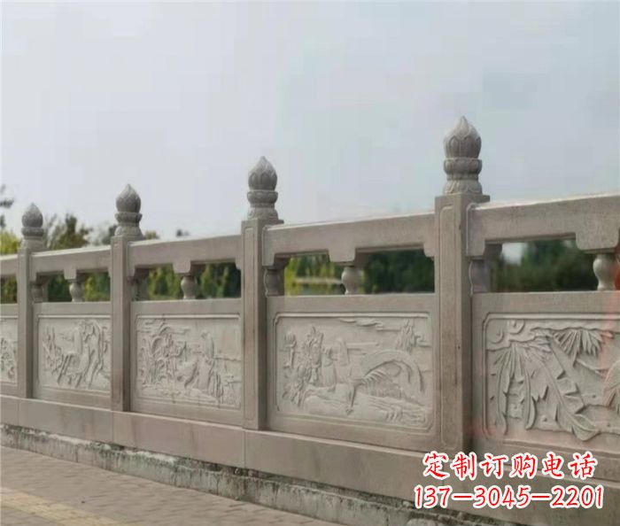 武汉泰山大理石浮雕栏板雕塑