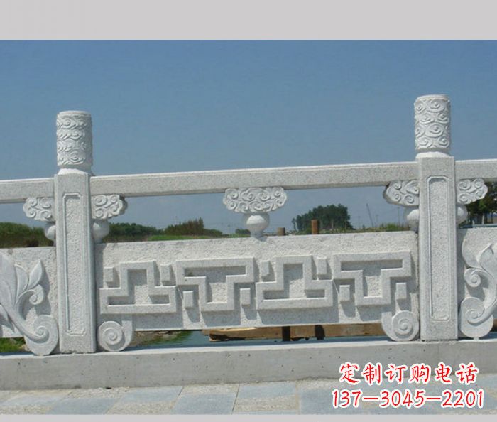 武汉公园景观大理石栏板雕塑