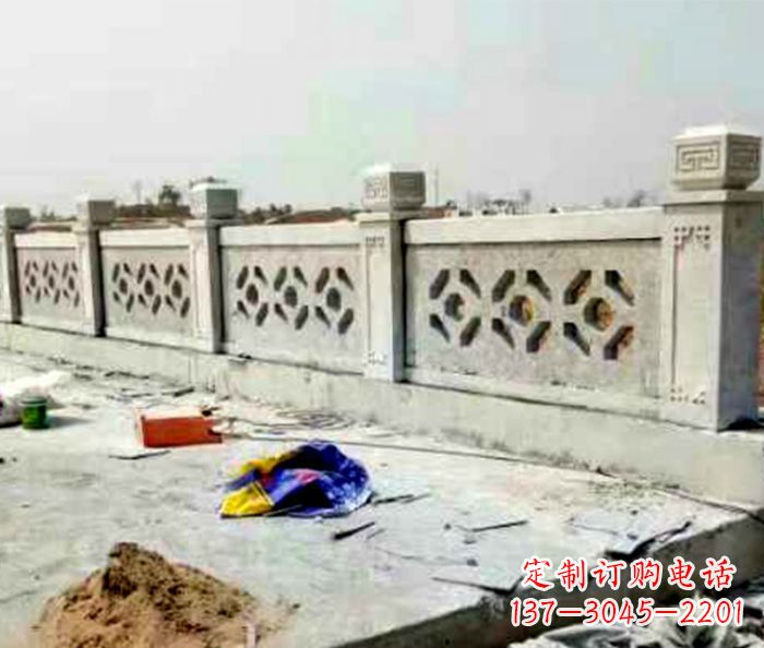 武汉公园大理石栏板石雕