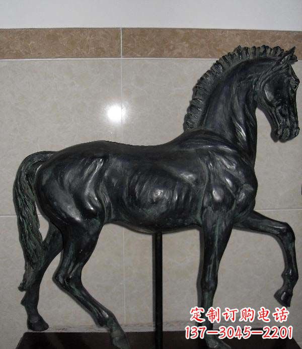 武汉马动物铜雕景观雕塑