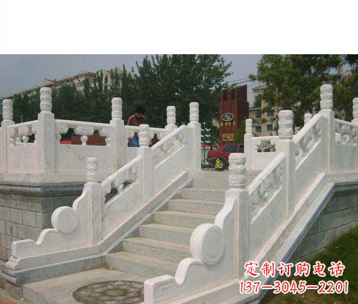 武汉精美大理石栏板雕塑
