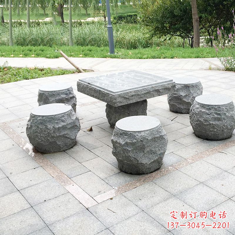 武汉新题目“古典风格石桌凳雕塑”