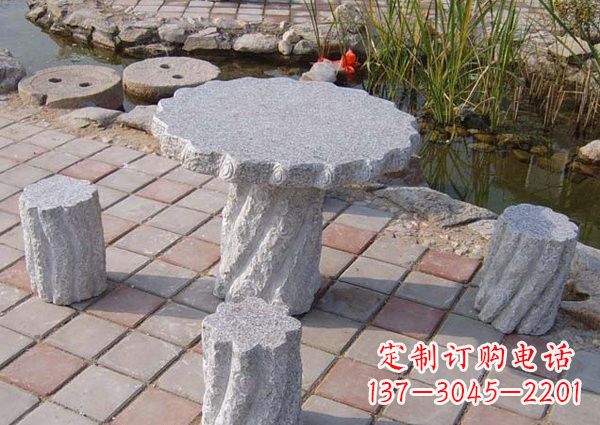 武汉公园石桌凳雕塑