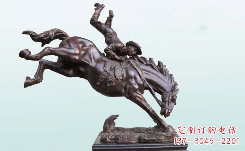 武汉精致古典·真实再现马铜雕