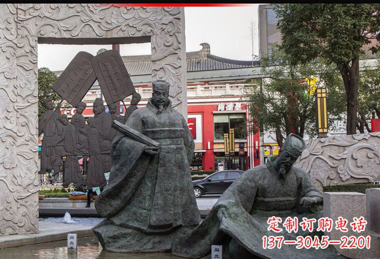 武汉阎立德铜雕名人雕塑精美绝伦