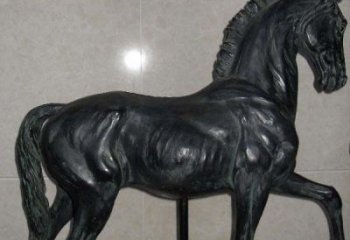 武汉马动物铜雕景观雕塑