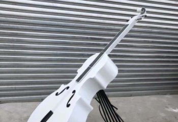 武汉精致不锈钢大提琴雕塑