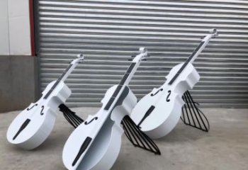 武汉精美的不锈钢大提琴雕塑，让你的空间更加温馨