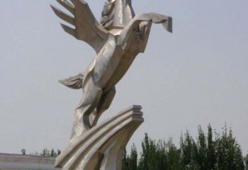 武汉不锈钢飞马——室外城市雕塑的新趋势