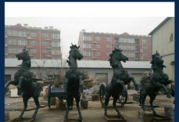 武汉中领雕塑推出的优雅动物铜雕飞马，以其出色…
