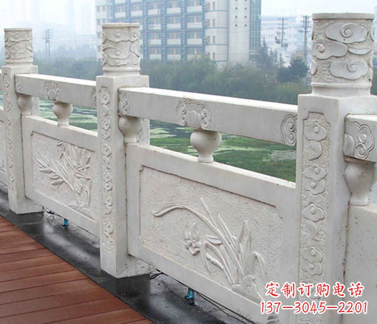 武汉精巧雕刻，优质大理石栏板石雕