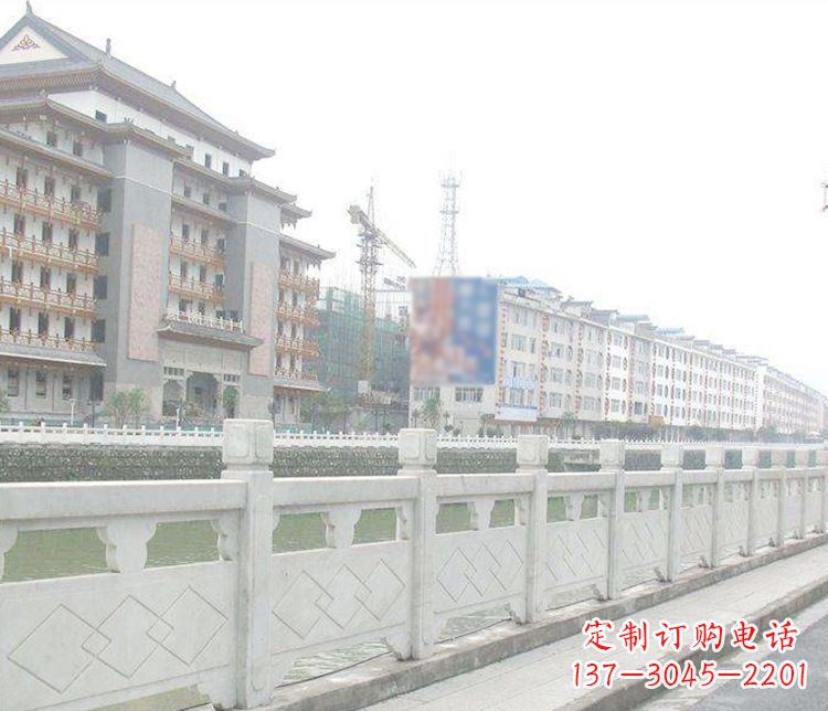 武汉流光溢彩的大理石栏板石雕