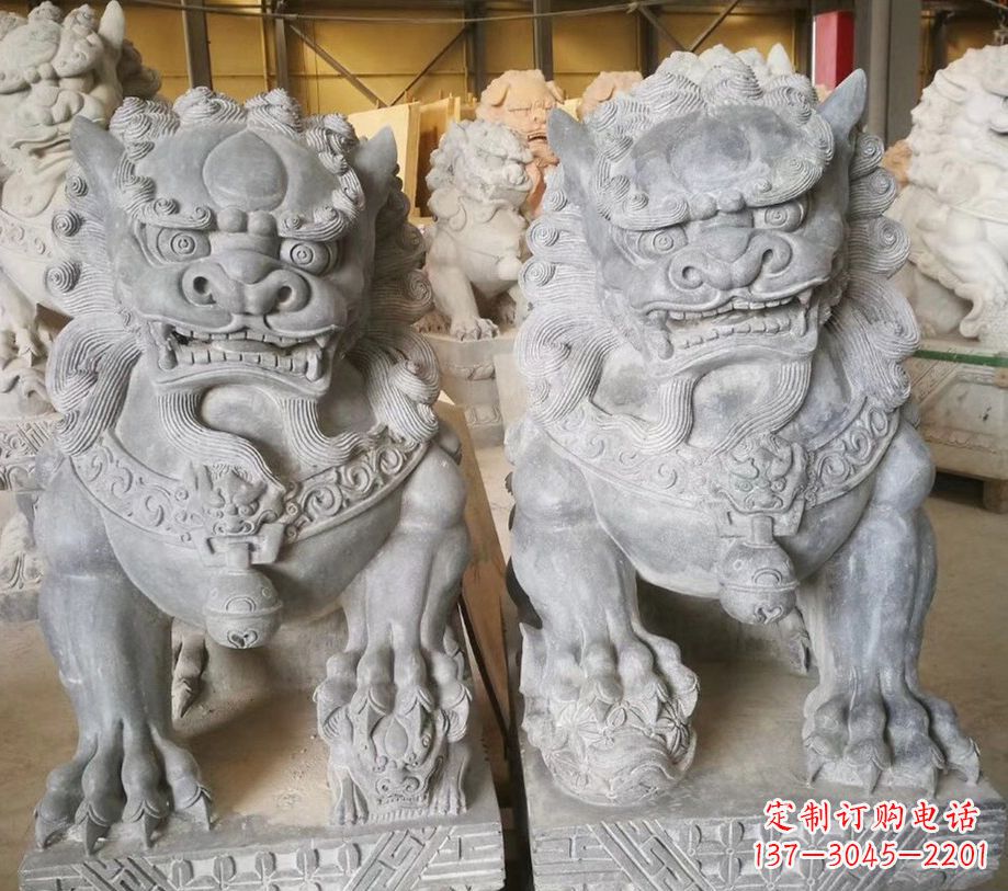 武汉南方石狮子雕塑,传承古典工艺