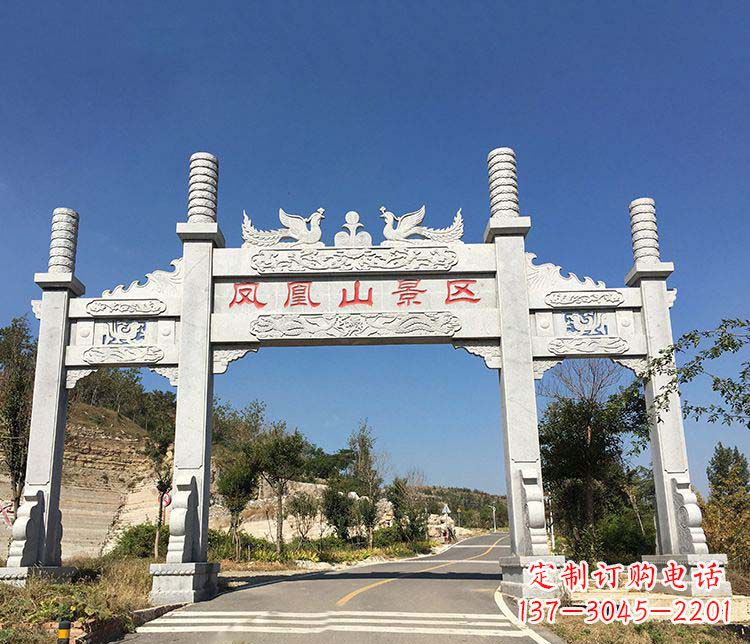 武汉中领雕塑:高质量牌坊石雕