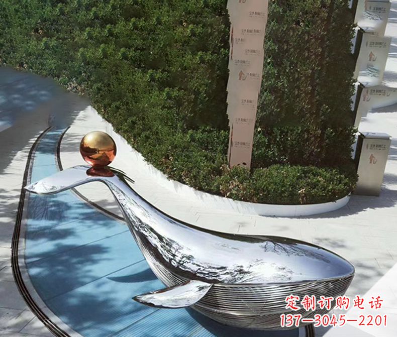 武汉镜面不锈钢海豚,一种质感的诠释