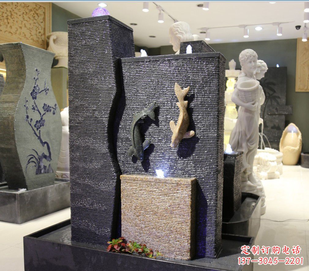 武汉九龙太子石雕喷泉——精巧绝伦的喷泉雕塑