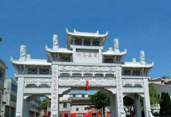 武汉全新定制石牌坊雕塑，为您的寺院注入历史文脉