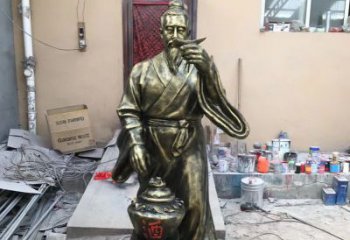 武汉传承酒文化，杜康雕塑流传永恒