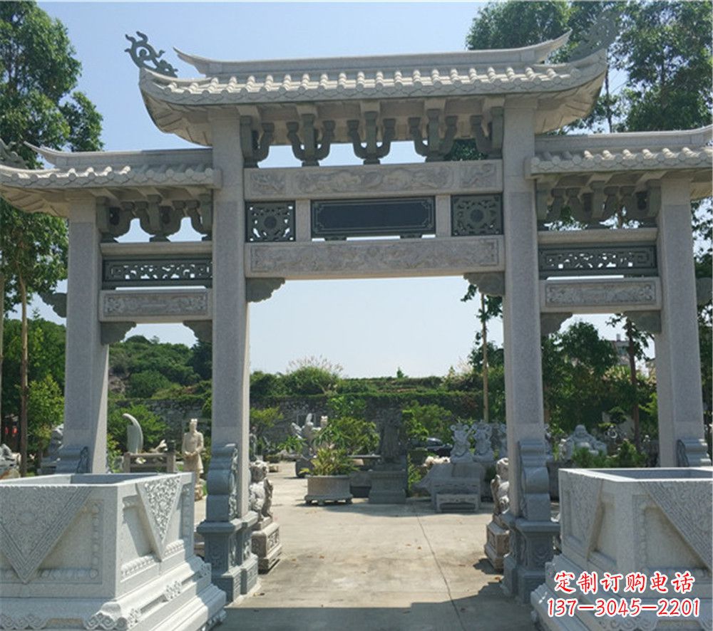 武汉农村石牌坊雕刻