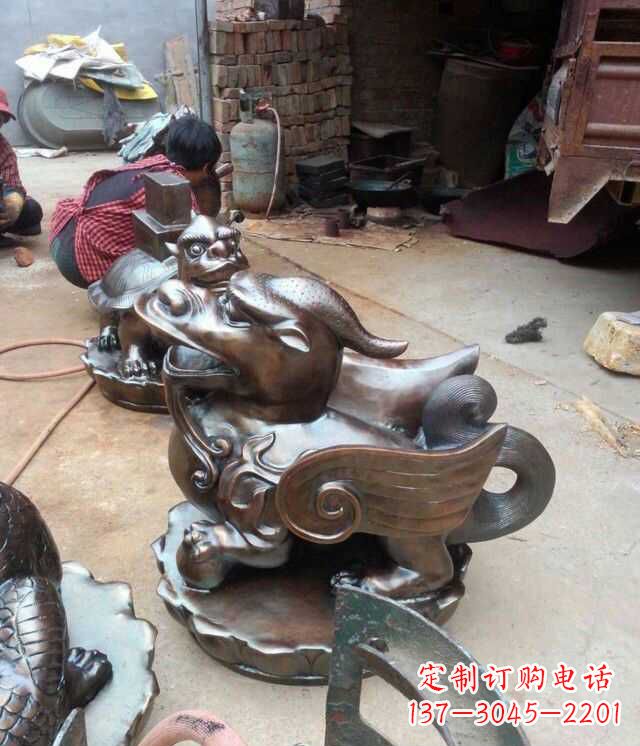 武汉中领雕塑貔貅铜雕高雅非凡
