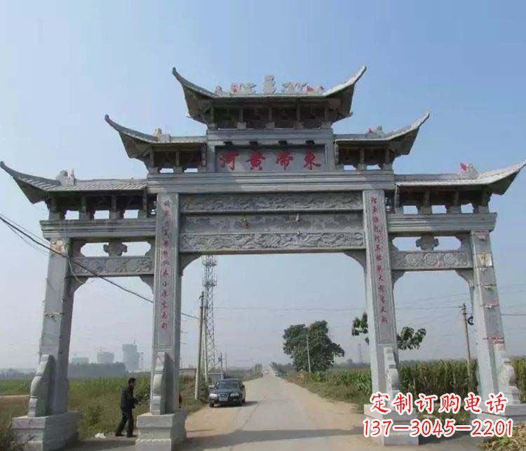 武汉精品牌坊石雕,令您赞叹不已