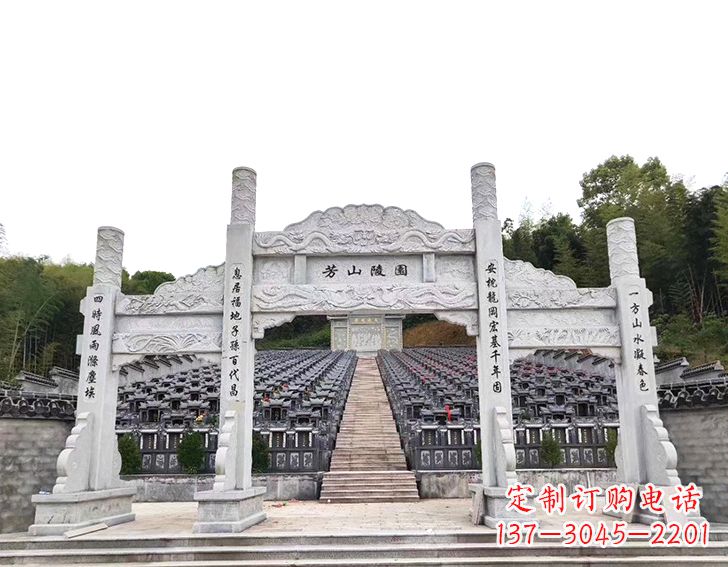 武汉三门石牌坊雕刻