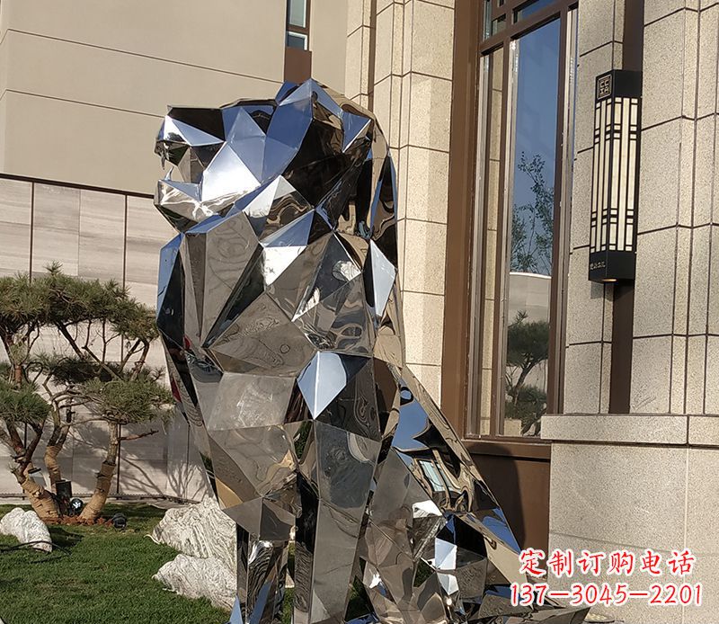 武汉狮子雕塑门口摆件