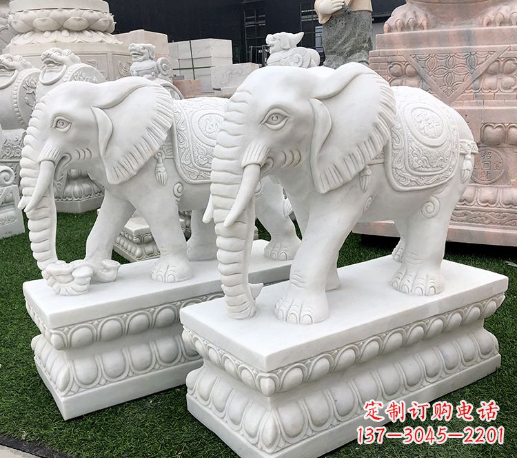 武汉石浮雕大象