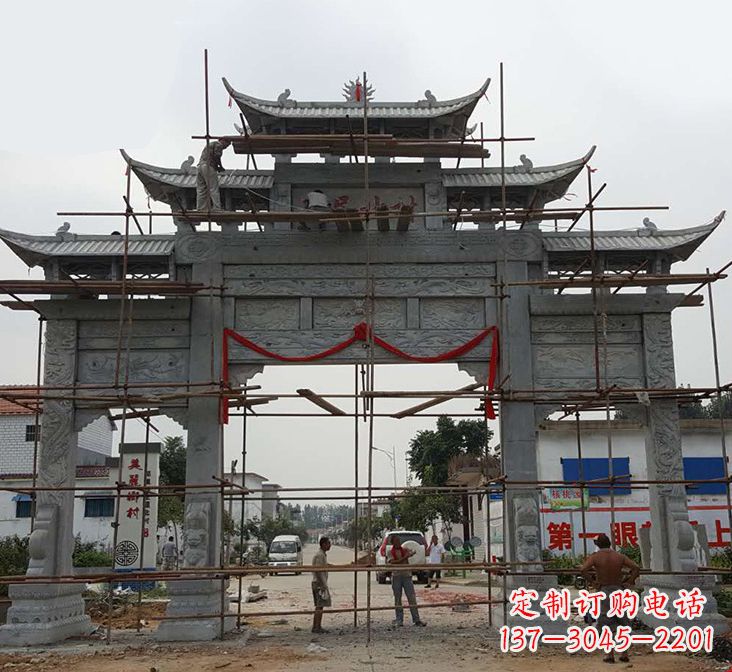 武汉石牌坊雕塑