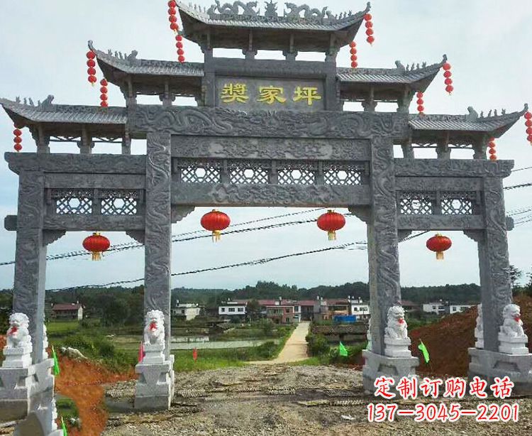 武汉石牌坊石雕