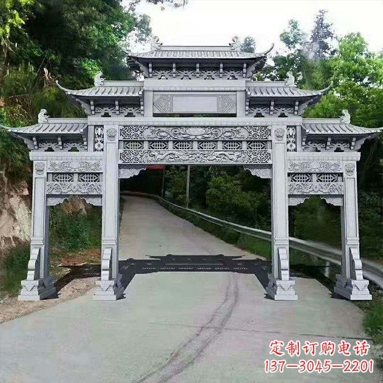 武汉石牌楼青石牌坊