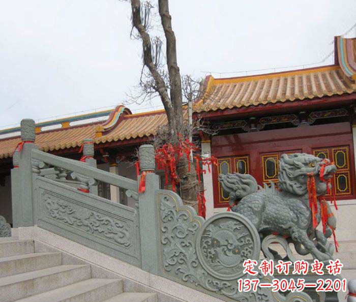 武汉寺庙景观仿古石栏板