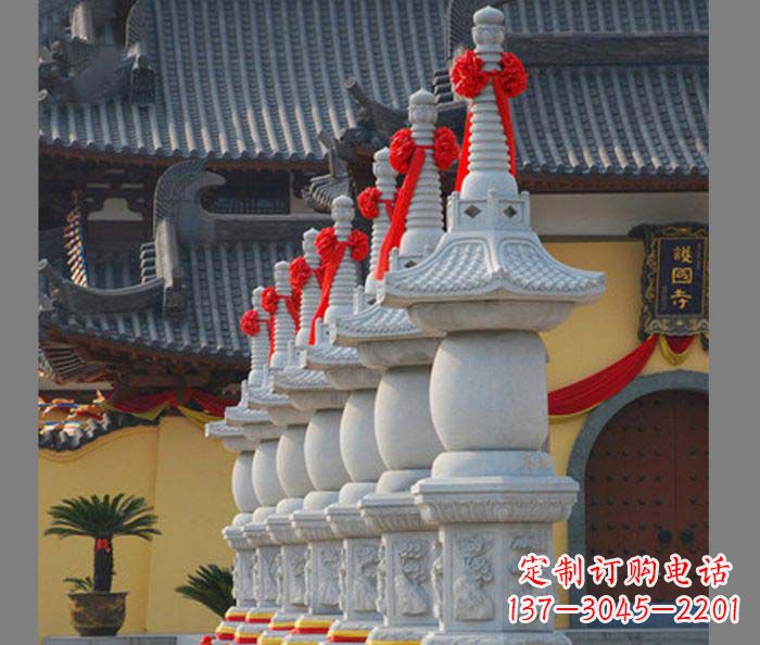 武汉寺庙景观舍利塔石雕