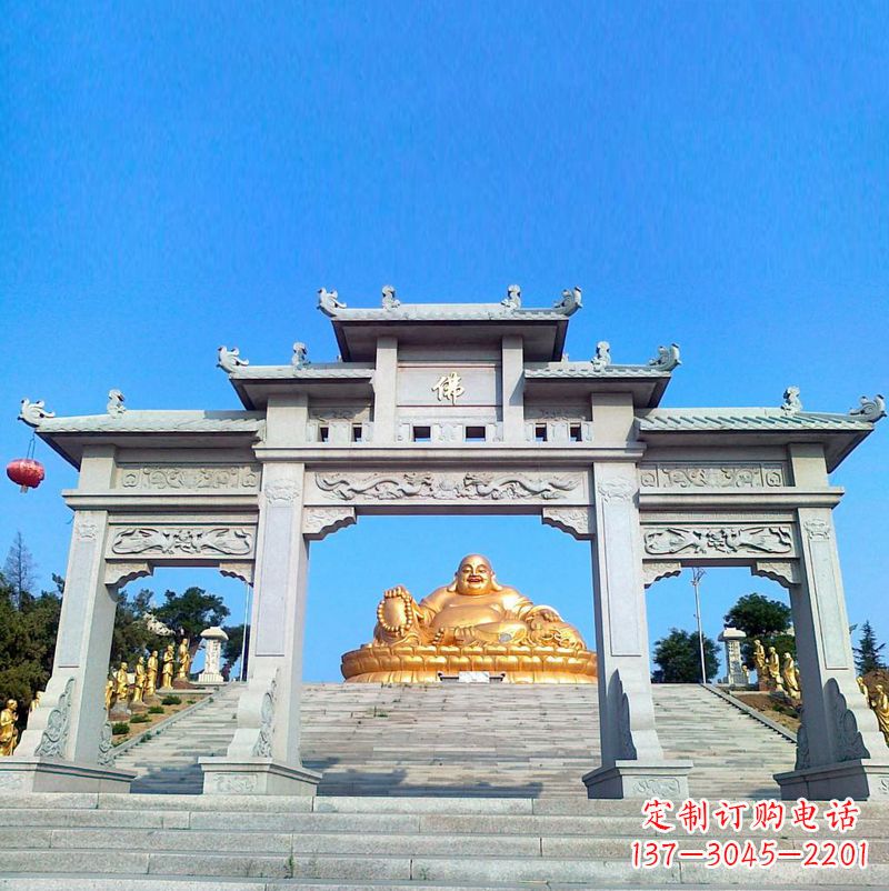 武汉寺庙石雕牌坊