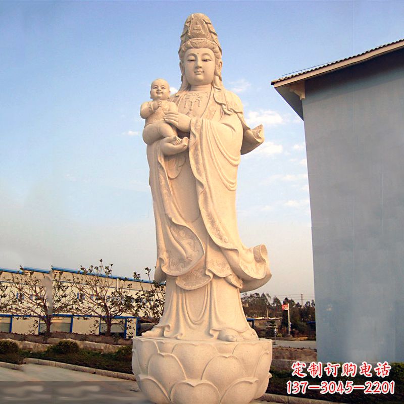 武汉送子观音石雕