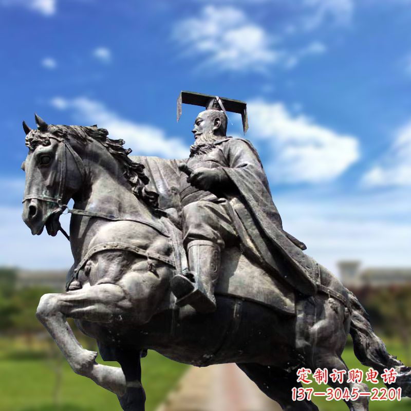 武汉隋文帝骑马雕塑