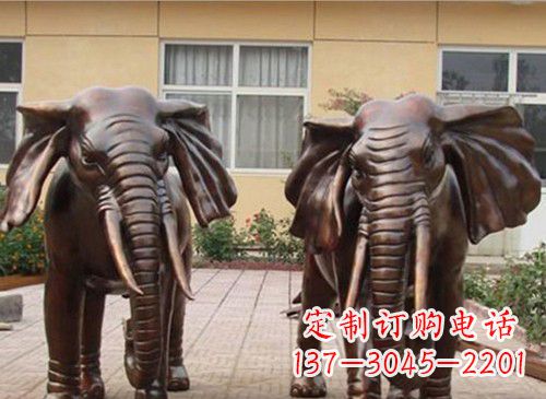 武汉铜雕大象222