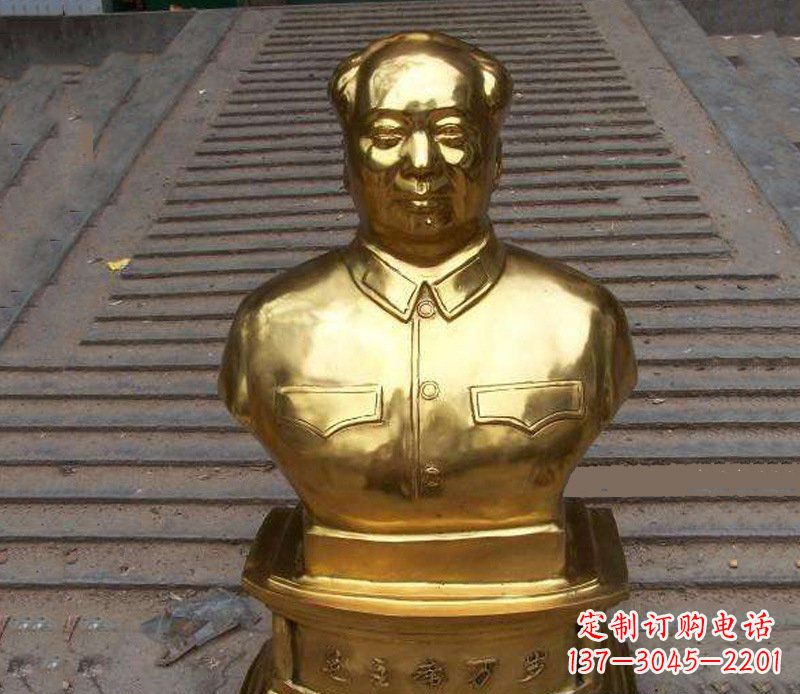 武汉铜雕广场伟人雕塑摆件