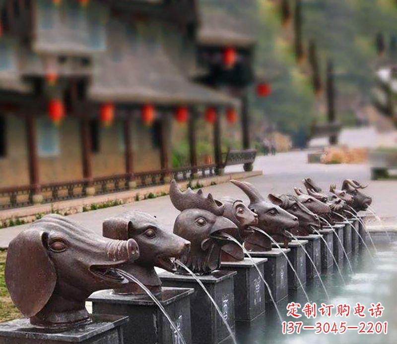 武汉铜雕喷泉