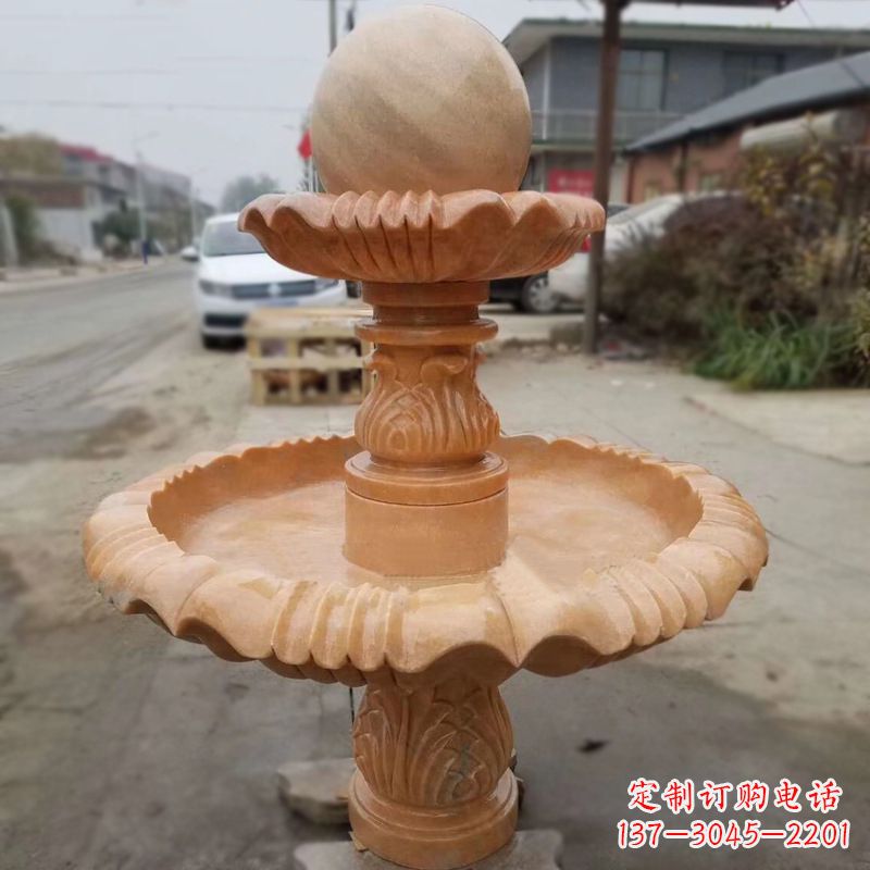 武汉晚霞红风水球