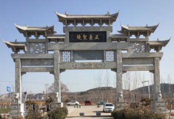 武汉青石牌坊雕塑：精美瑰丽古朴简洁