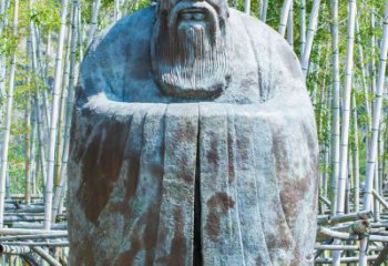 武汉青铜孔子人像雕塑，真实还原历史智慧精神