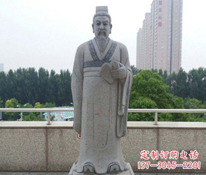 武汉先秦法家代表人物商鞅石雕