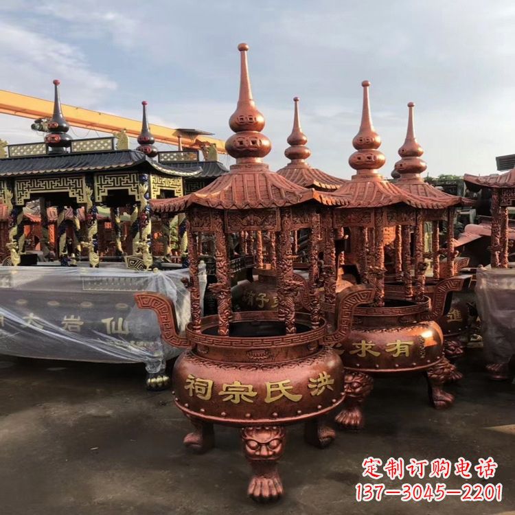 武汉香炉铜雕