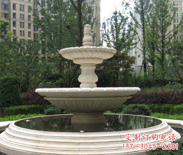武汉小区景观欧式喷泉石雕 (2)