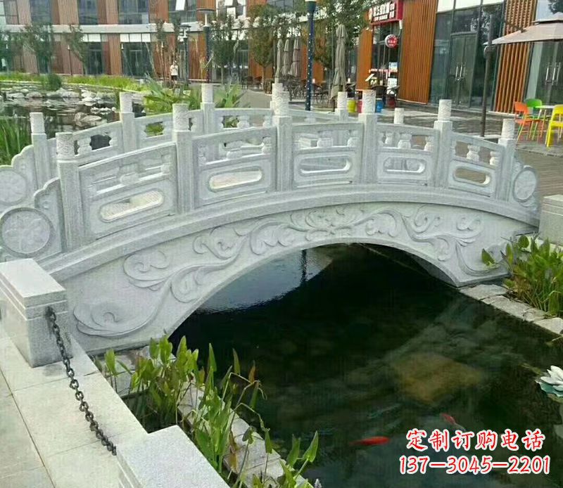 武汉小区景观石桥栏杆